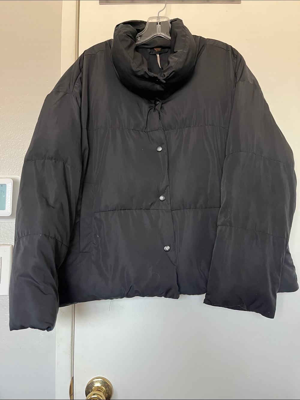 Free people |  Weekender Black Quilted Puffer jacket - Picture 2 of 9